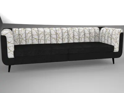 The Aurora Luxe Sofa 3D model