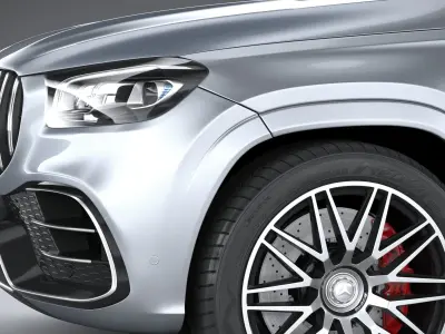 Mercedes-Benz GLS63 AMG 2024 3D model