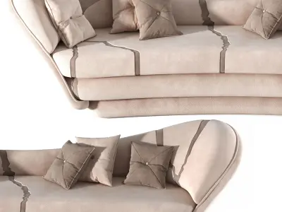 Wonatti Manarola Sofa 3D model