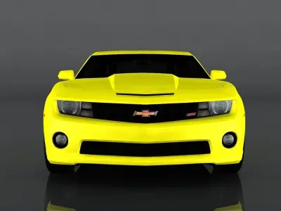 Chevrolet Camaro SS 2010 Low-poly 3D model