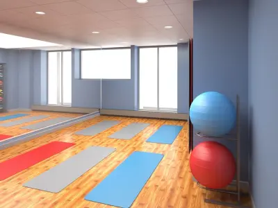 Yoga Mat 3D model