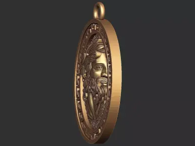 Jesus pendent 3D model