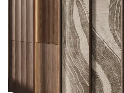 Decorative V63 Wall Panels 3D model