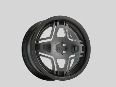 rims auto garage tuning silver  3D model
