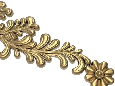 decorative pattern ready for 3D printing 3D model 3
