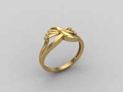 Women Ring Plain Ring Ready STL 3DM Models Womens Rings 3D print model 21