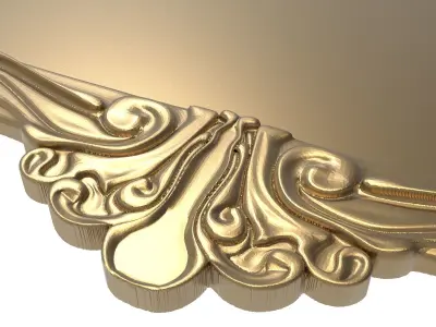 carved frame 3D model 72