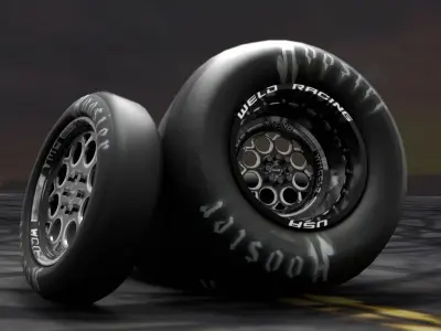 Wheel Weld Racing Magnum Low-poly 3D model