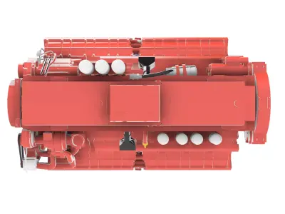 QSK50 C2500 CUMMINS ENGINE 3D print model