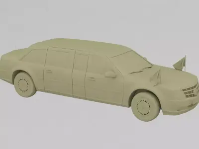 Cadillac Presidential 3D print model