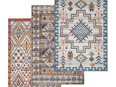 Rug Set 1577 3D model