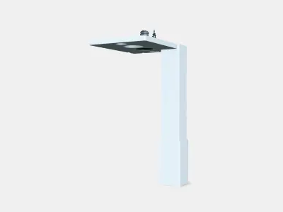 ENHET Legs f cabinet 2 Low-poly 3D model