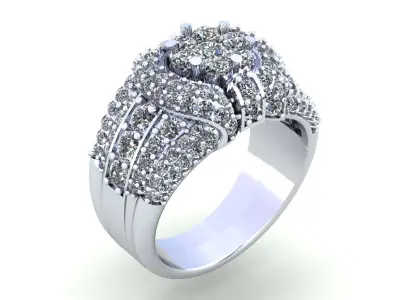 Man Wedding Ring 363 3D print model
