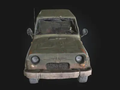 Rustic Explorer  A Weathered Ride Built for Adventure 3D model