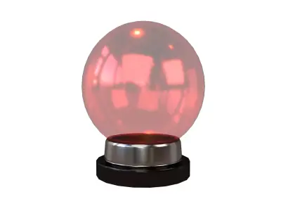 Crystal Ball V1 005 Low-poly 3D model