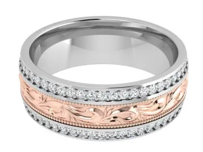 Engraving Band 4398 3D print model