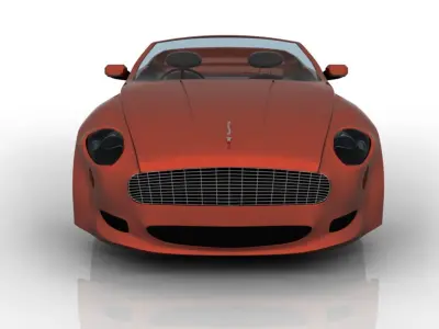 Car Model No 2 Low-poly 3D model