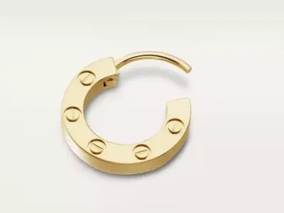 Nail Earrings Brand Jewelry 3D print model