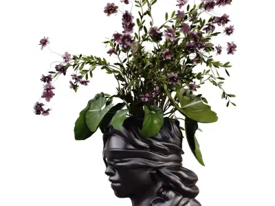 Vase with Female Figure Design 759 3D model