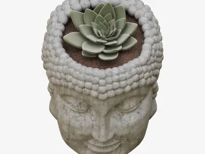 Buddha head  3D model