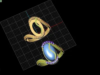 oval ring 204 3D print model