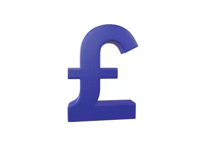 Pound Symbol v2 002 Low-poly 3D model