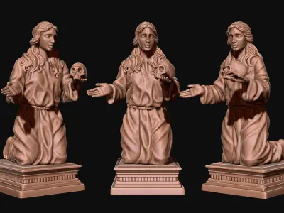 Maria Magdalena - Jewerly - Masonry - Carpentry 3D print model