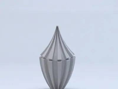 3D printed vases 3D print model