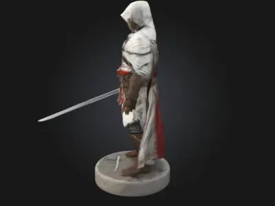 Ezio Auditore 3D Printable Statue 3D print model