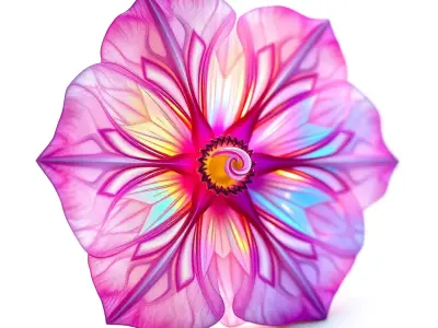 Vibrant Floral Design Model Pack Low-poly 3D model