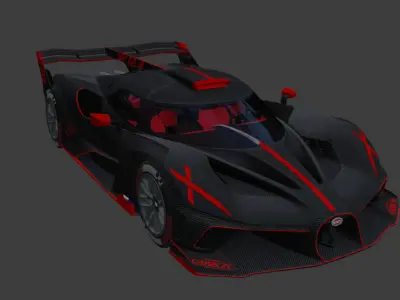 Vehicle Collection Perks Lamborghini pubg Low-poly 3D model