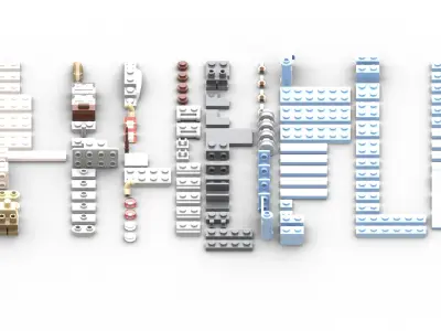 TwindBricks3D - 76424 Flying Ford Anglia 3D print model