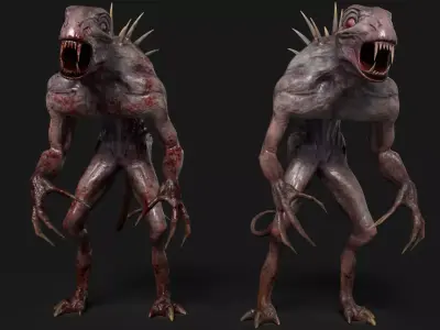 Forest Beast Collection Pack - Unreal Engine and Unity Low-poly 3D model