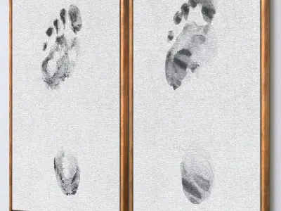 Photo Frames-Set 02 3D model