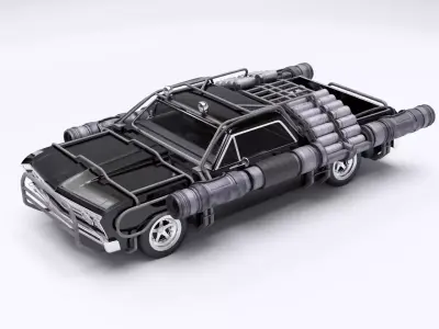 1967 El Camino 3D model