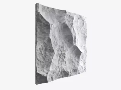359-RockPanel rock wall art 3D model