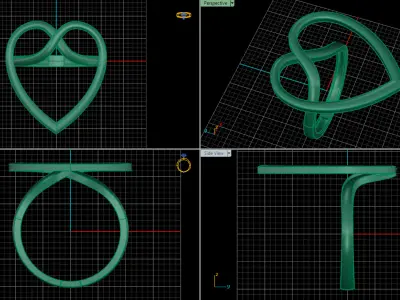 jewelry ring 260 3D print model