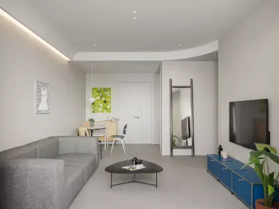 living room dining room interior scenes 22 3D model