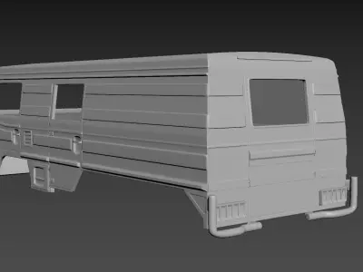 Pinzgauer 712K 6X6 Body For Print 3D print model