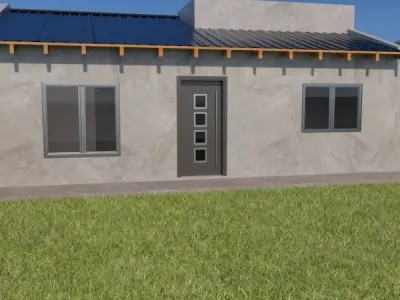 Render interior 3D model