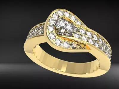 Belt Buckle Ring  3D print model