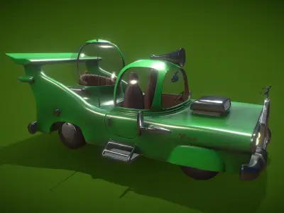 Homer Car Low-poly 3D model