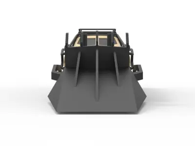 Dodge Ice Ram from the Fast 8 Scale 1 to 24 3D print model