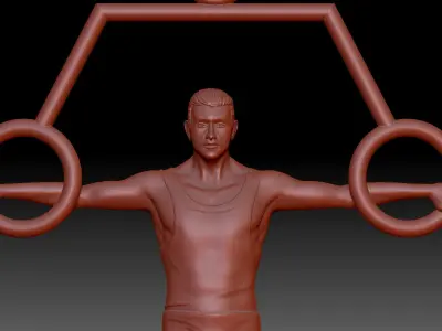 Athlete 3D print model