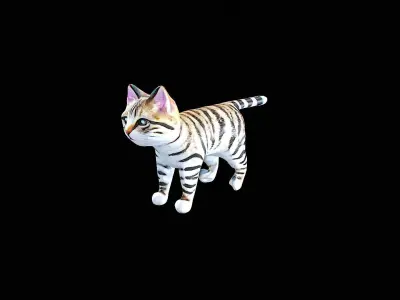 Little Kittie Cat 3D model