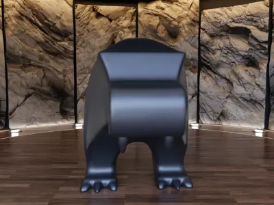 Tyrannosaurus Rex Creature Figure Art Toy  3D print model