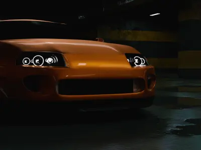 Toyota Supra A80 2002 3D model