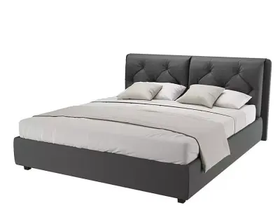 Bed comfortable and modern luxury 3D model