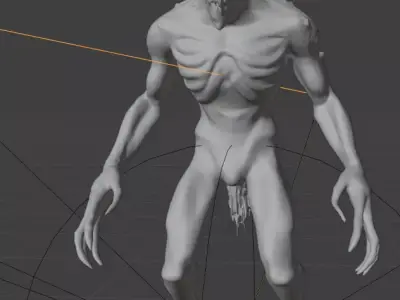 The Memory Leech Low-poly 3D model