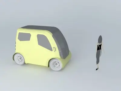 Fiat Pongo (Concept) Free 3D model